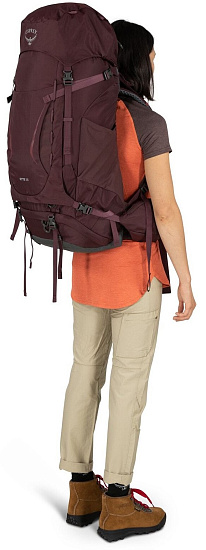 Рюкзак женский Osprey Kyte 58 Elderberry Purple - Фото 7 большая
