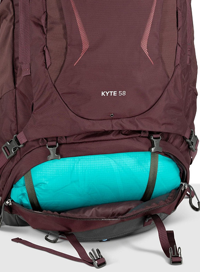 Рюкзак женский Osprey Kyte 58 Elderberry Purple - Фото 10 большая