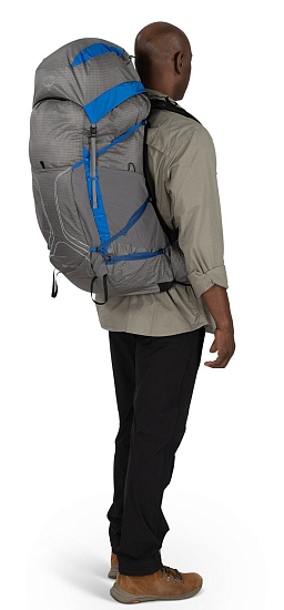 Рюкзак Osprey Exos Pro 55 Dale Grey/Agam Blue - Фото 9 большая