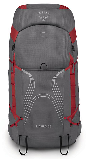 Рюкзак женский Osprey Eja Pro 55 Dale Grey/Poinsettia Red - Фото 4 большая