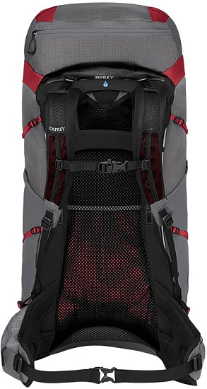 Рюкзак женский Osprey Eja Pro 55 Dale Grey/Poinsettia Red - Фото 3 большая