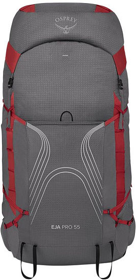 Рюкзак женский Osprey Eja Pro 55 Dale Grey/Poinsettia Red - Фото 4 большая