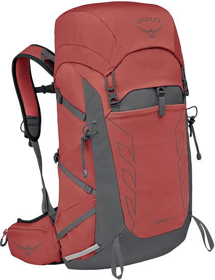 Рюкзак женский Osprey Tempest 33 Red Pampas/Coal Grey - Фото 1 большая