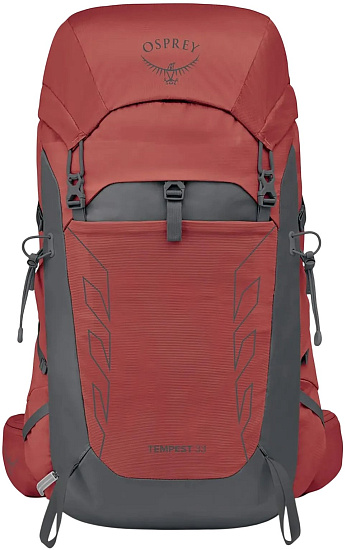 Рюкзак женский Osprey Tempest 33 Red Pampas/Coal Grey - Фото 3 большая