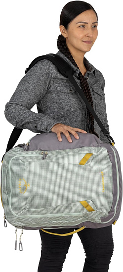 Рюкзак Osprey Transporter Carry On 36 Raven Black/Black - Фото 8 большая
