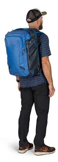 Рюкзак Osprey Transporter Carry On 44 Raven Black/Black - Фото 6 большая