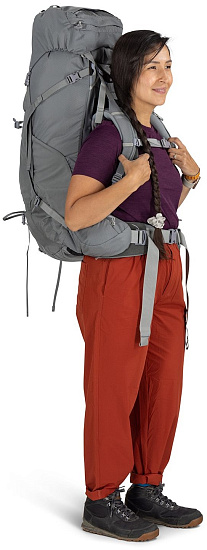 Рюкзак женский Osprey Ariel 65 Medium Gray - Фото 6 большая
