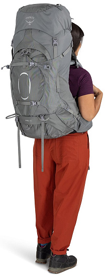 Рюкзак женский Osprey Ariel 65 Medium Gray - Фото 7 большая