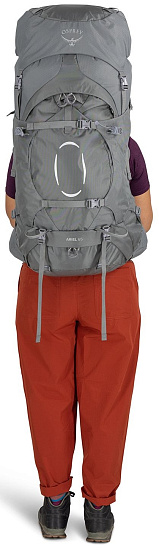 Рюкзак женский Osprey Ariel 65 Medium Gray - Фото 8 большая
