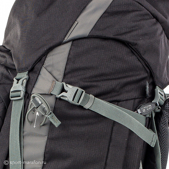 Рюкзак Jack Wolfskin Denali 65 Black - Фото 3 большая
