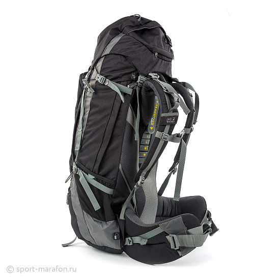 Рюкзак Jack Wolfskin Denali 65 Black - Фото 10 большая
