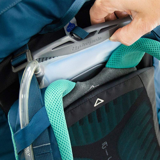 Рюкзак женский Osprey Kyte 46 Icelake Green - Фото 7 большая