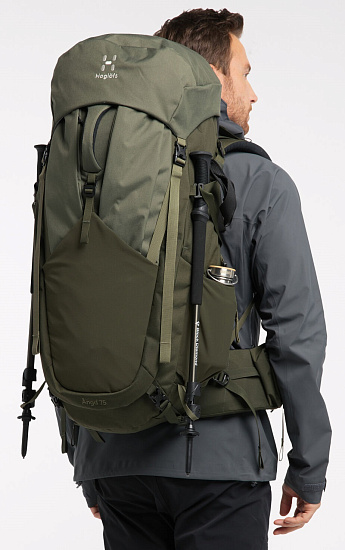 Рюкзак Haglofs Angd 75 Deep Woods/Sage Green - Фото 10 большая