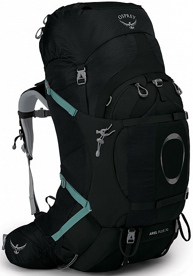 Рюкзак женский Osprey Ariel Plus 70 Black - Фото 1 большая