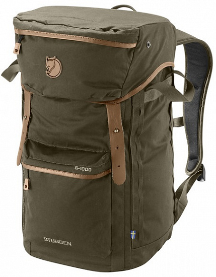 Рюкзак с боковыми карманами Fjallraven Stubben Dark Olive - Фото 1 большая