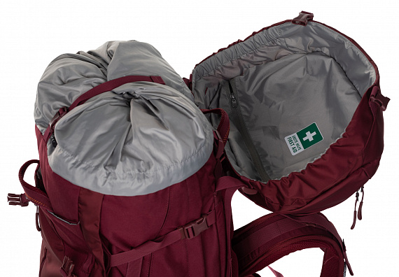 Рюкзак женский Tatonka Bison 65+10 Bordeaux Red - Фото 9 большая