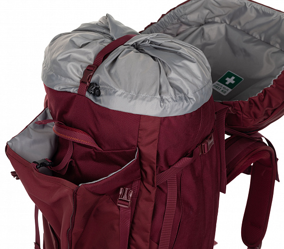 Рюкзак женский Tatonka Bison 65+10 Bordeaux Red - Фото 10 большая