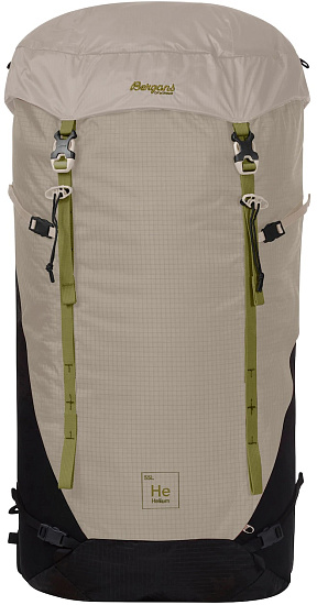 Рюкзак Bergans Helium V5 55 Chalk Sand/Black/Dark Green Oasis - Фото 7 большая