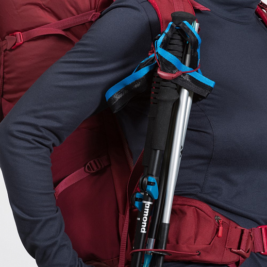 Рюкзак женский Bergans Senja W 55 Burgundy/Red - Фото 4 большая