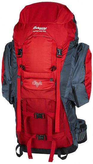Рюкзак женский Bergans Alpinist 100 л Red/Burg/Grey - Фото 1 большая