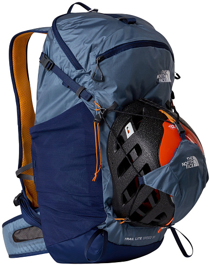 Рюкзак The North Face Trail Lite Speed 30 Granite Grey/Summit Navy - Фото 3 большая