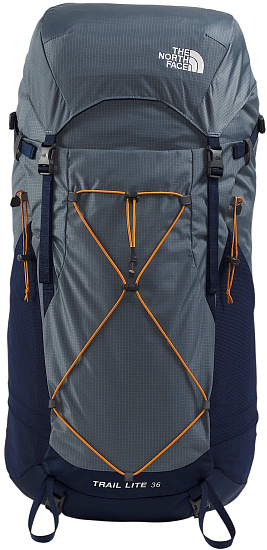 Рюкзак The North Face Trail Lite 36 Granite Grey/Summit Navy - Фото 3 большая