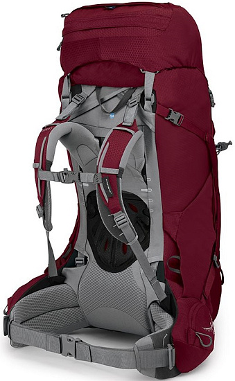 Рюкзак женский Osprey Ariel 65 Claret Red - Фото 2 большая