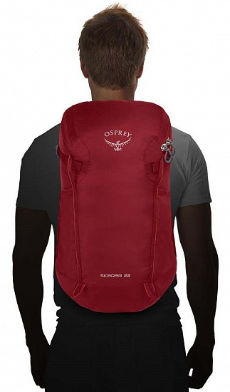 Рюкзак Osprey Skarab 22 Mistyc Red - Фото 4 большая