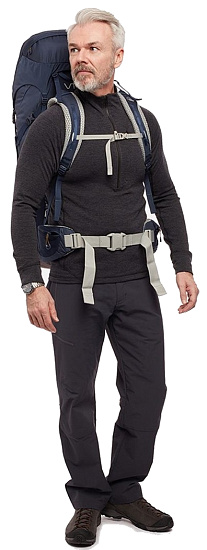 Рюкзак Lowe Alpine Manaslu 65-80 Black - Фото 4 большая