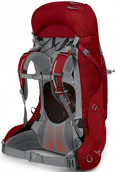 Рюкзак женский Osprey Ariel Plus 60 Carnelian Red - Фото 2 большая