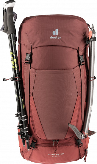 Рюкзак женский Deuter Futura Air Trek 45+10 SL Redwood-Lava - Фото 6 большая
