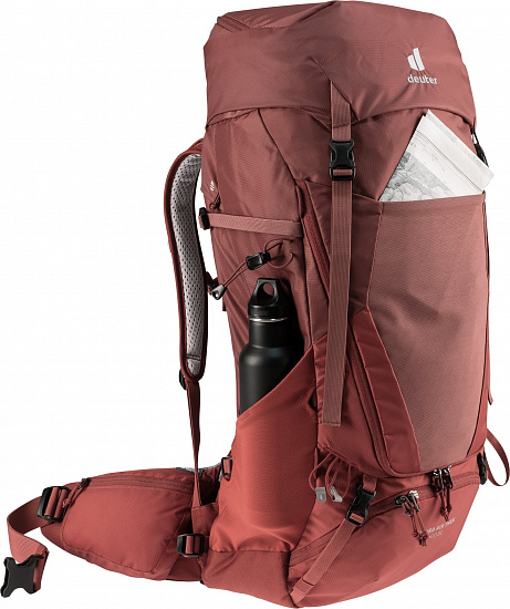 Рюкзак женский Deuter Futura Air Trek 45+10 SL Redwood-Lava - Фото 7 большая