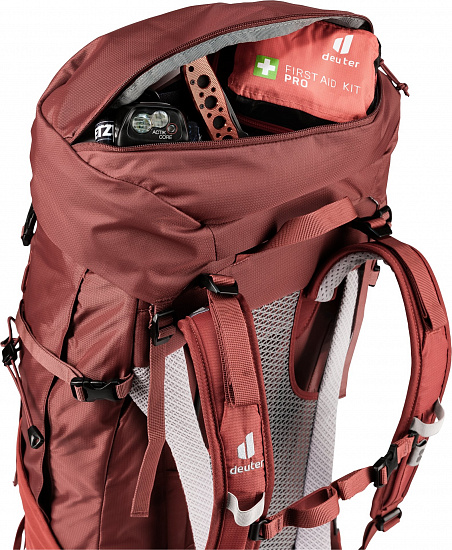 Рюкзак женский Deuter Futura Air Trek 45+10 SL Redwood-Lava - Фото 9 большая