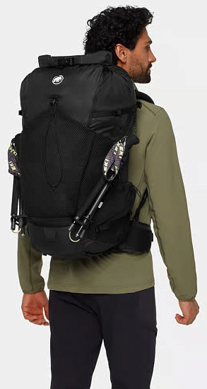 Рюкзак Mammut Ducan Spine 50-60 Black - Фото 5 большая