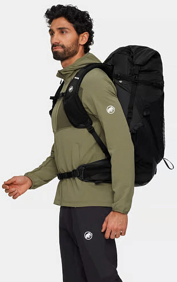 Рюкзак Mammut Ducan Spine 50-60 Black - Фото 8 большая