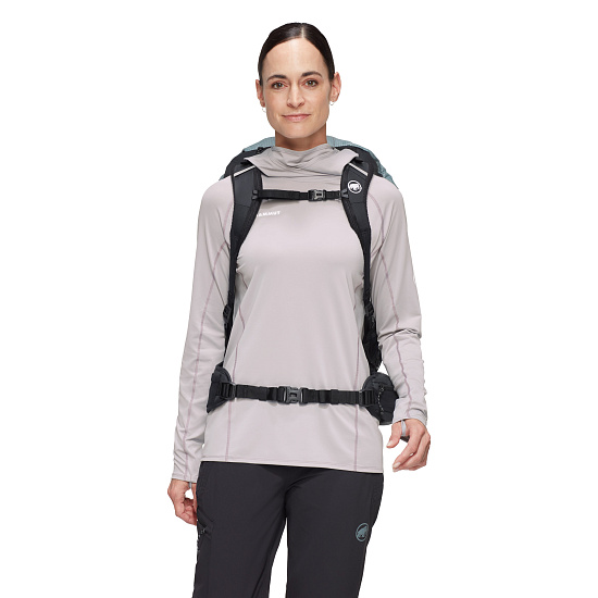 Рюкзак женский Mammut Ducan Spine 50-60 Strata/Black - Фото 3 большая