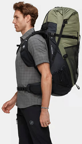 Рюкзак Mammut Ducan Spine 70-80 Marsh/Black - Фото 8 большая