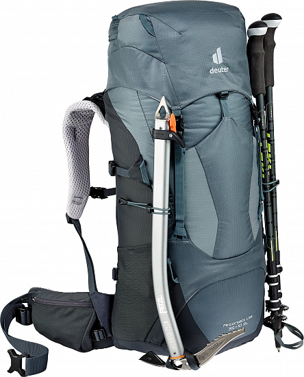 Рюкзак женский Deuter Aircontact Lite 35+10 SL Shale-Graphite - Фото 9 большая