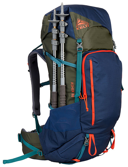 Рюкзак Kelty Asher 55 Golden Oak/Midnight Navy - Фото 4 большая