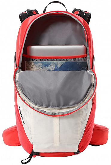Рюкзак The North Face Basin 36 Vintage White-Horizon Red - Фото 4 большая