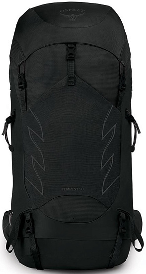 Рюкзак женский Osprey Tempest 50 Stealth Black - Фото 4 большая