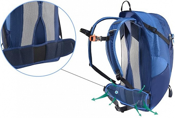Рюкзак Kailas Q-Wind II 28 Grayish Blue - Фото 4 большая
