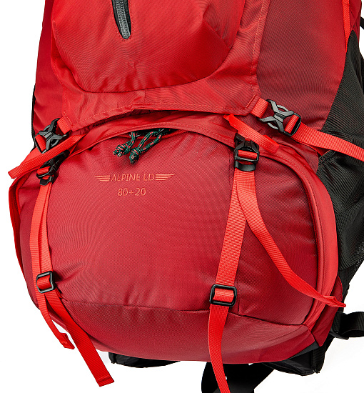 Рюкзак Kailas Alps Guide 80+20 Red - Фото 9 большая