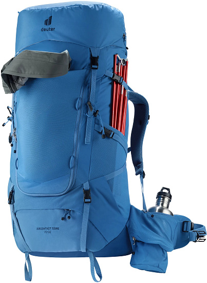 Рюкзак Deuter Aircontact Core 70+10 Baltic/Nightblue - Фото 8 большая