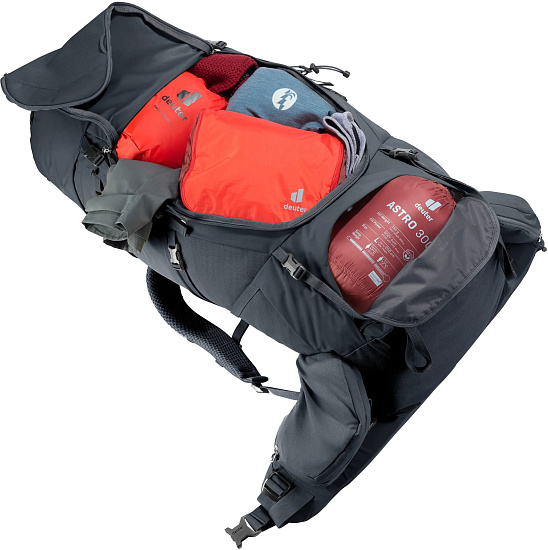 Рюкзак Deuter Aircontact Core 60+10 Black - Фото 7 большая