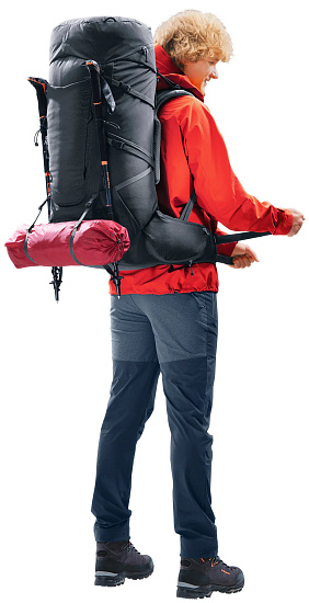 Рюкзак Deuter Aircontact Core 60+10 Black - Фото 15 большая