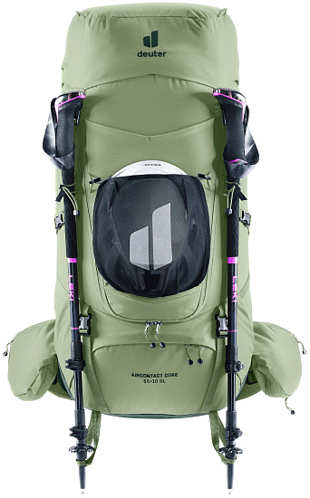 Рюкзак женский Deuter Aircontact Core 55+10 SL Grove/Ivy - Фото 6 большая