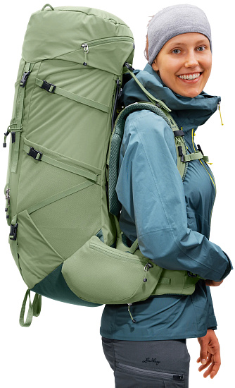 Рюкзак женский Deuter Aircontact Core 55+10 SL Grove/Ivy - Фото 11 большая