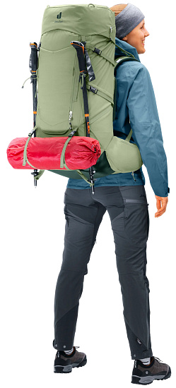 Рюкзак женский Deuter Aircontact Core 55+10 SL Grove/Ivy - Фото 12 большая