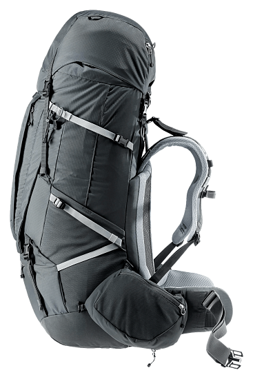 Рюкзак женский Deuter Aircontact Pro 75+10 SL Graphite - Фото 10 большая